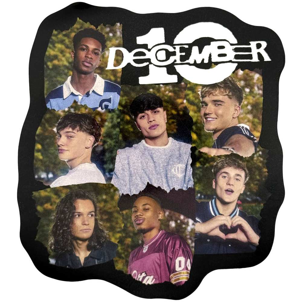 December 10. - Ripped Frame Sticker - Multicolours